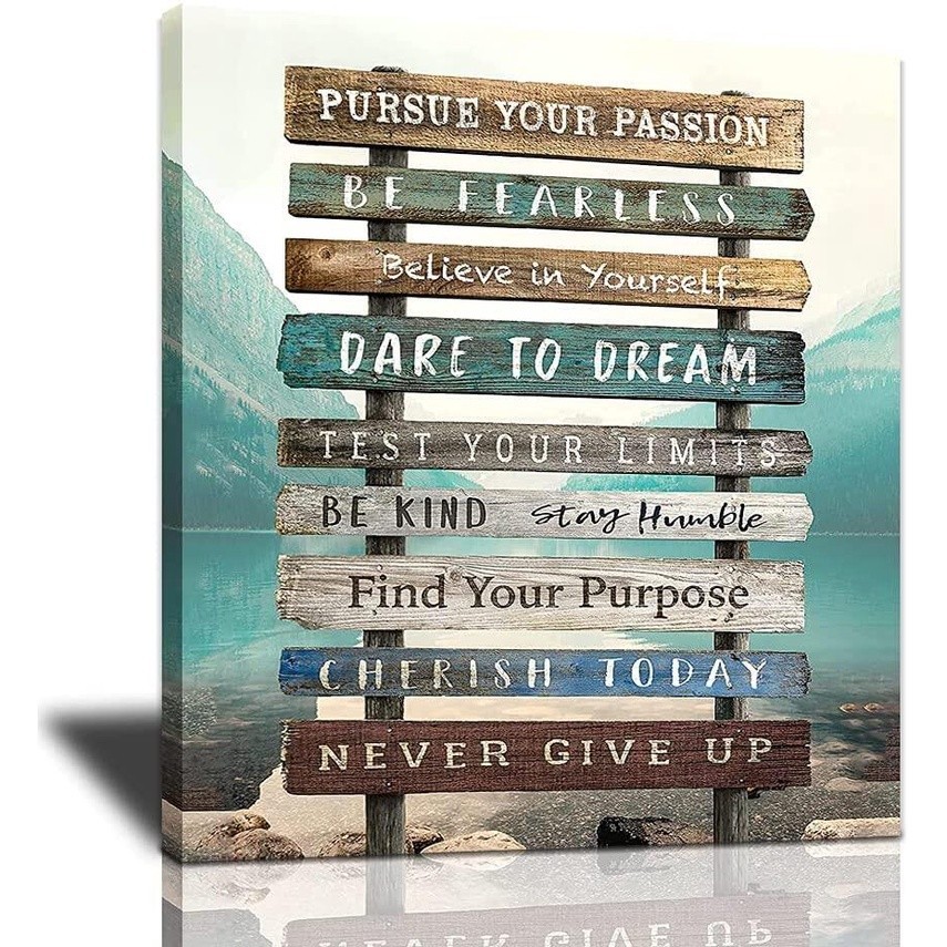 Inspirational Quotes Wall Art Motivational Quotes Poster for Office ...