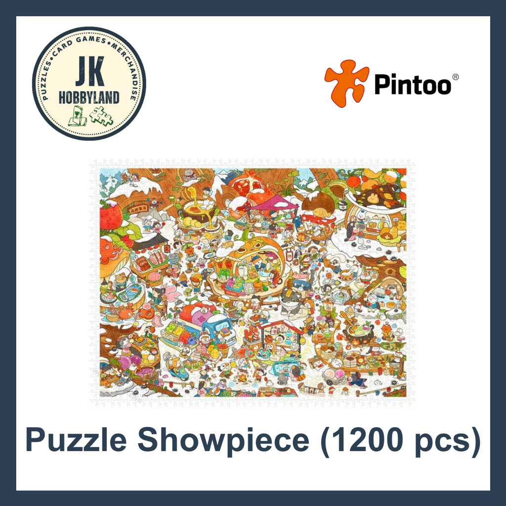 Pintoo Showpiece Puzzle 1200 pcs | Peiji - Forest Bazaar (H3487 ...