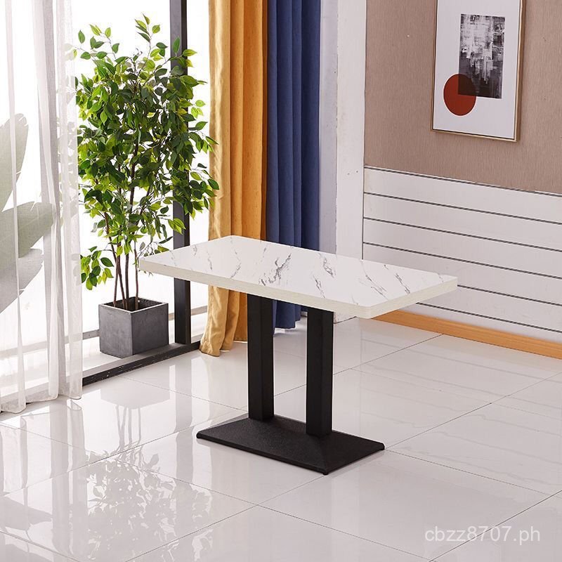 Snack shop, tea shop, fast food, dining set, tables and chairs, small ...