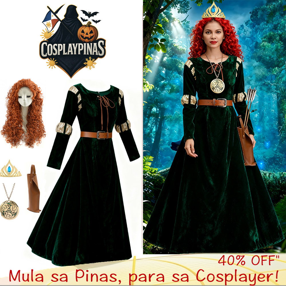 strapless open back dress Fancydresswale Princess Merida Girls Dress Party Summer Cosplay Baby –  fancydresswale.com main image 1