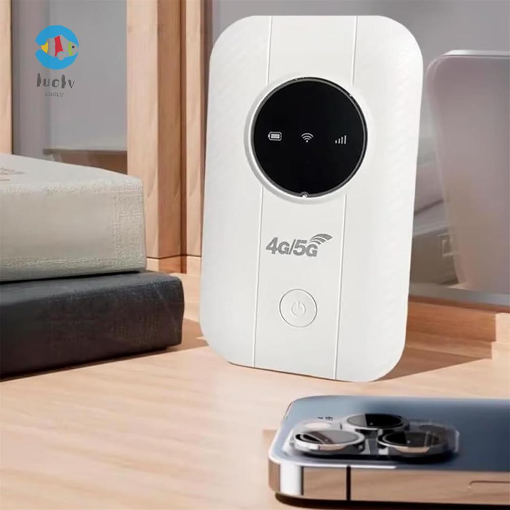 LUOLUVO 4/5G Portable Router, Asian/European version Pocket WiFi Pocket ...