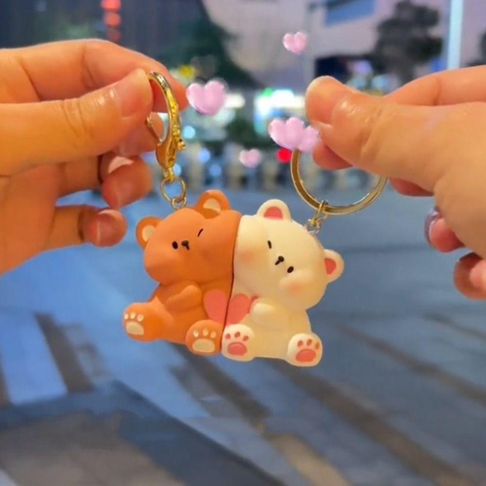 VALEX 1 Pair Magnetic Couple Keychain, Kawaii Hanging Jewelry Cute ...