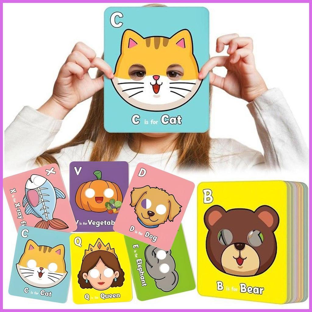 Alphabet Flash Cards 26 Pieces Letter Giant Cards Fun Educational Game ...