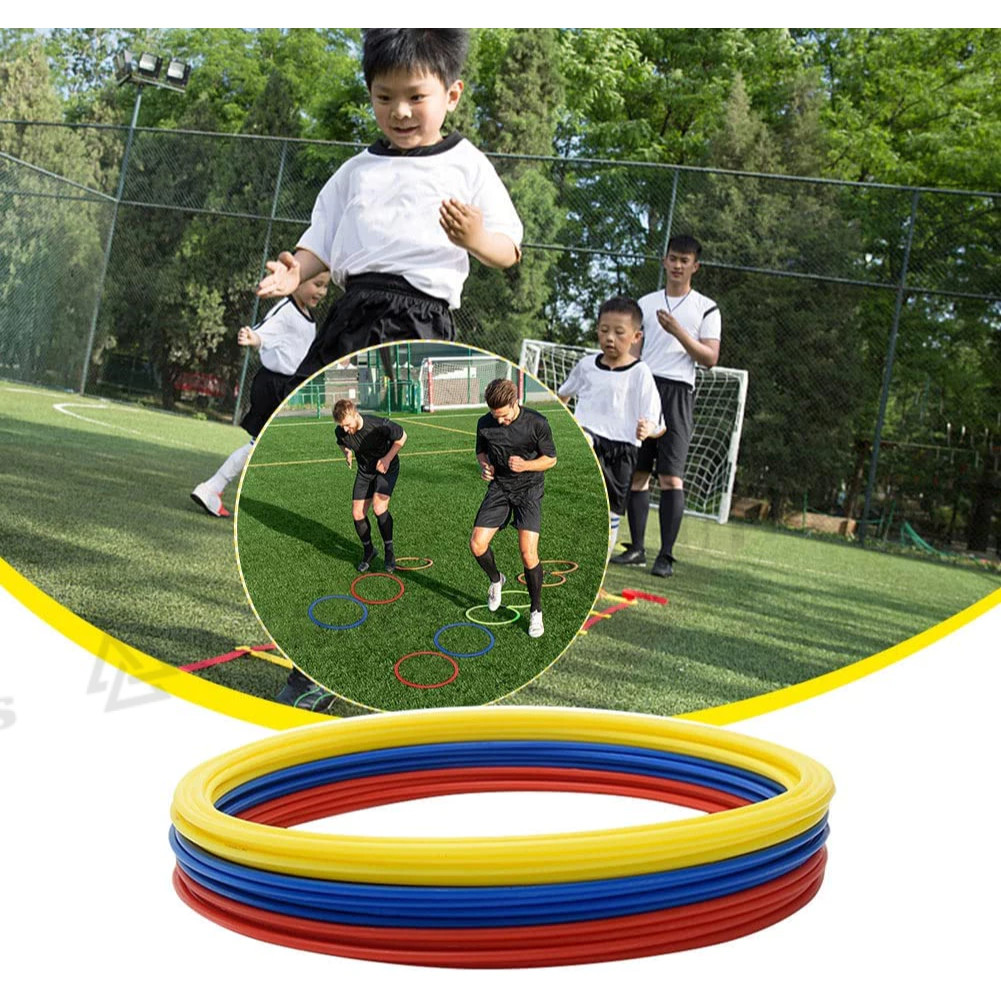 12PCS 40/50cm Agility Training Rings Agility Rings For Coaches ...