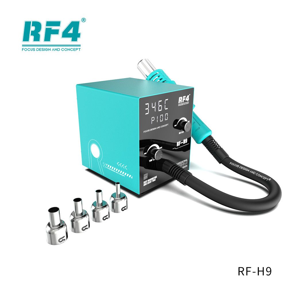 RF4 H9 Intelligent Hot Air Gun Rework Desoldering Station Hang-up 1000W ...