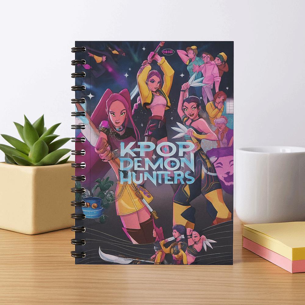 VALEX Demon Hunters Notebook, Paper Rumi Mira Zoey Demon Hunter Notepad ...