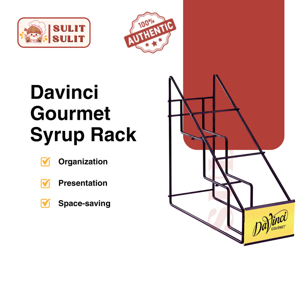 DaVinci Gourmet Syrup Holder Stand | Bar & Coffee Shop Bottle Organizer ...