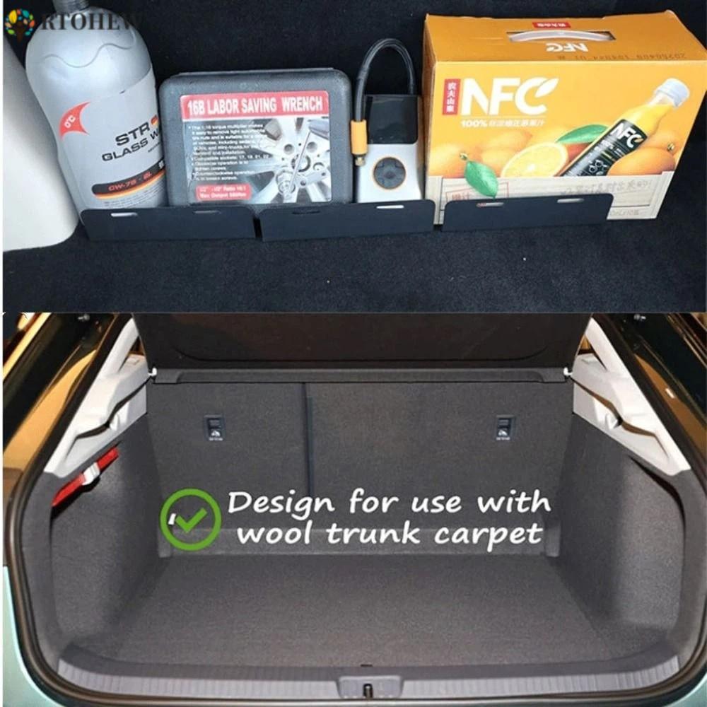 RTOHEW 3pcs Car Trunk Divider, Non-Slip Adjustable Cargo Divider ...