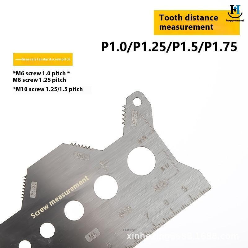[GA] Screw Thread Pitch Gauge Ruler Measuring Tool Bolt Nut Metric ...