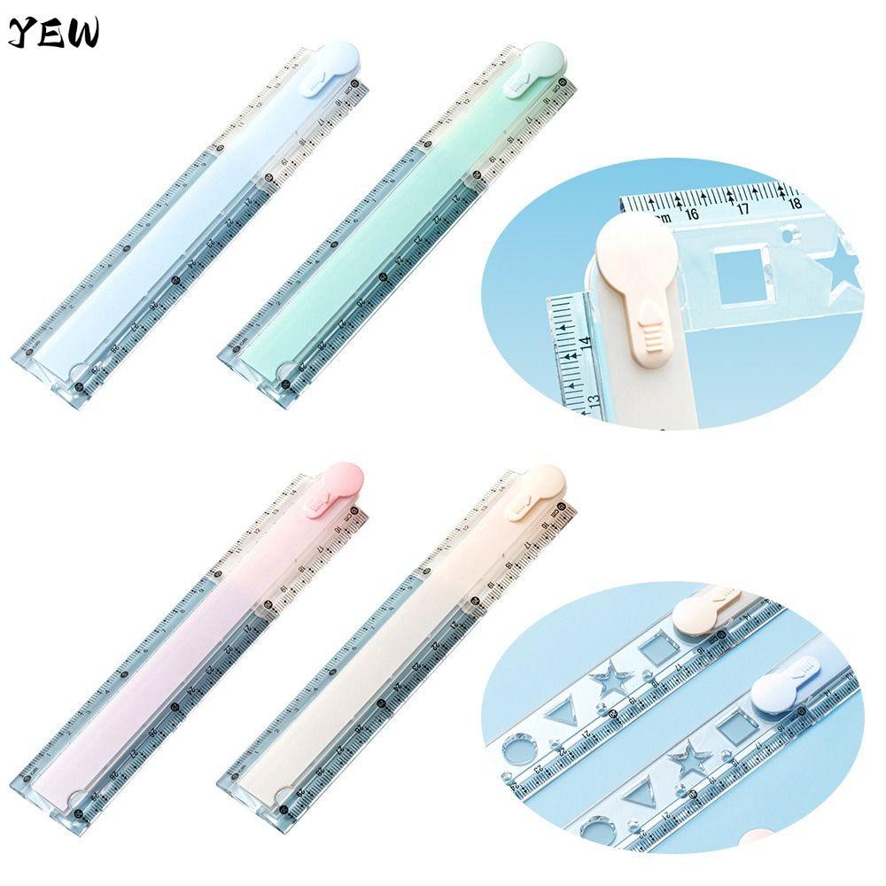 YEW Foldable Ruler, Foldable Scale Straight Ruler, Multifunctional 30CM ...