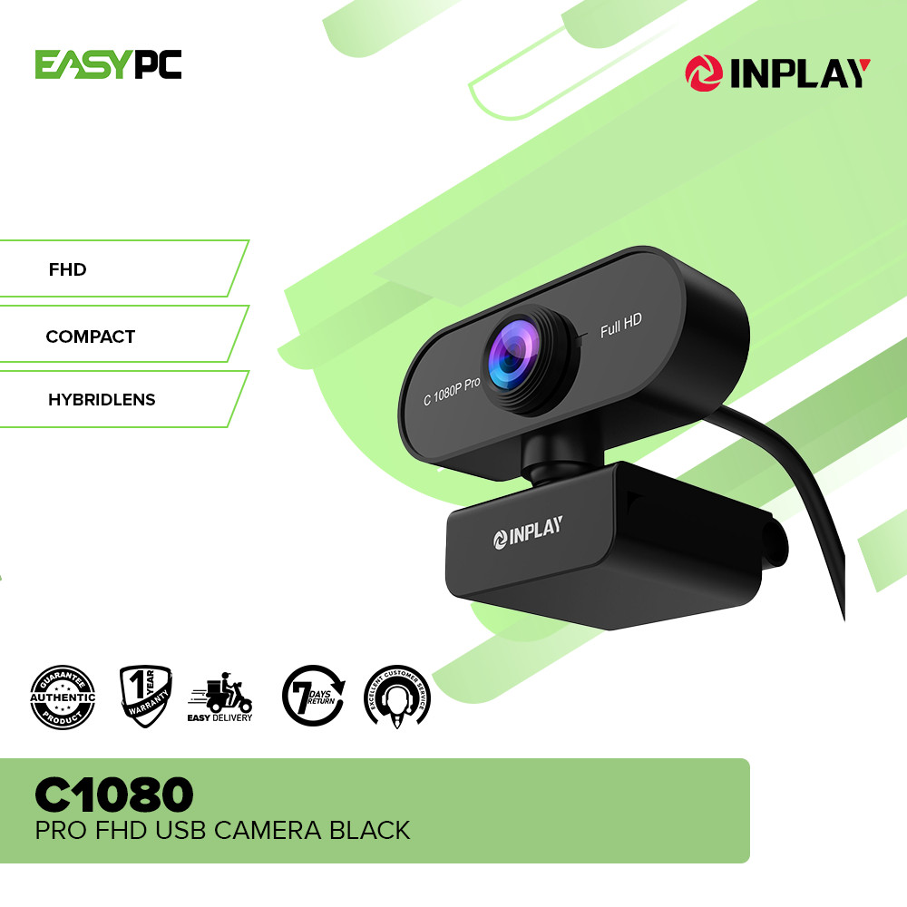 EasyPC | InPlay C1080 Pro FHD USB Camera | Shopee Philippines