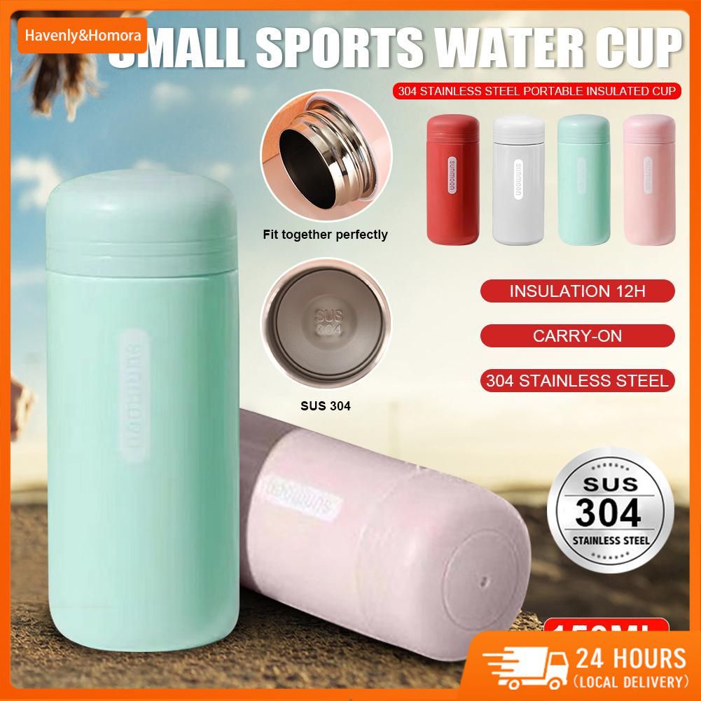 150ml Mini Tumbler 304 Stainless Steel Thermos Portable Small Vacuum ...
