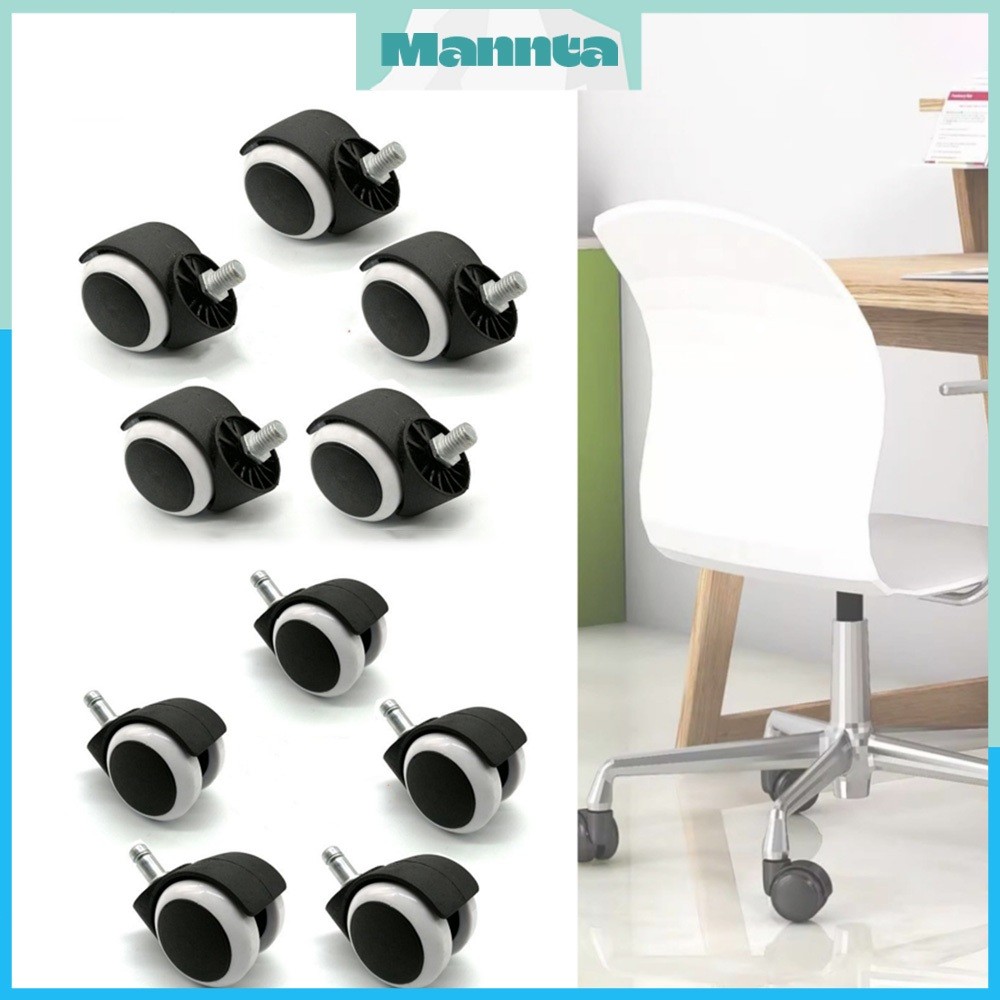 2 Inches Universal Office Chair Wheels With Rubber Circlip Thread Type ...