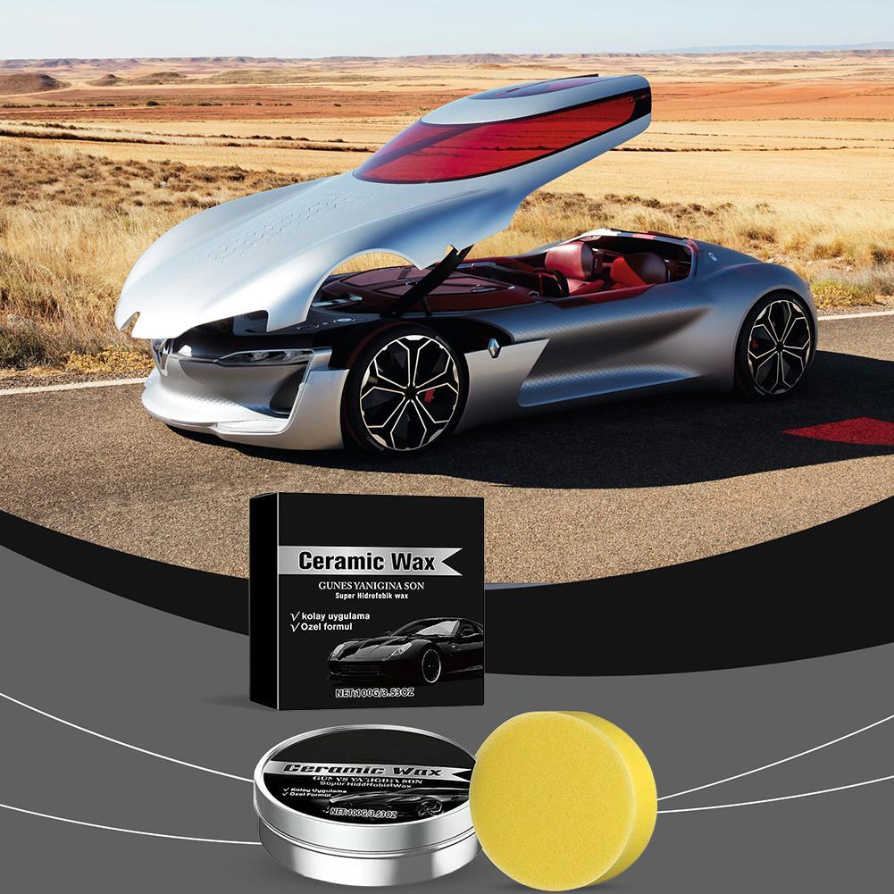 Nano Ceramic Car Coating Wax, High Gloss Paint Sealant With Hydrophobic ...