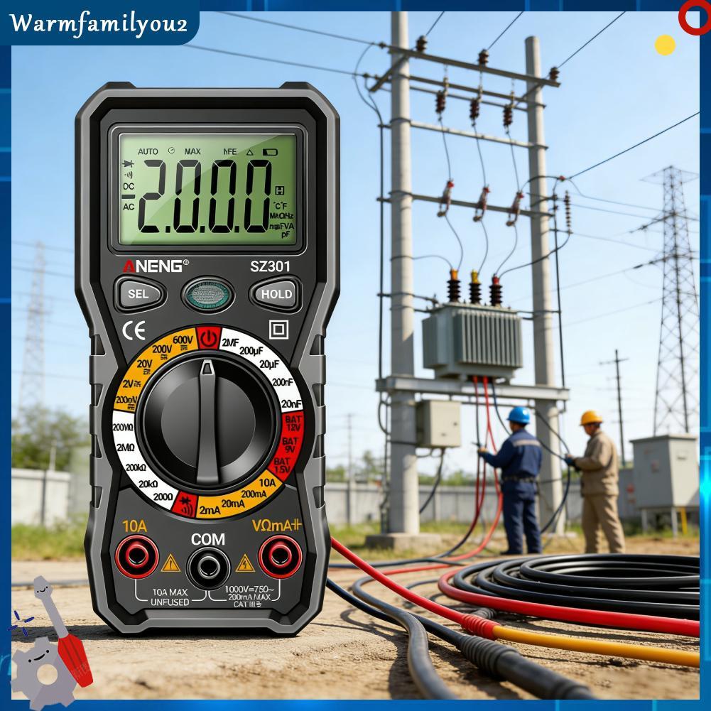 ANENG SZ301 SZ302 Digital Multimeter AC/DC Votage Tester NCV Detector ...