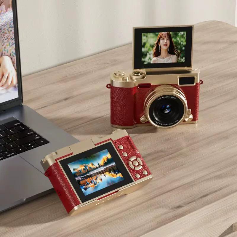 PH M9 Retro Flip Digital Camera| Flip Camera 1080P 48MP 4K HD Dual ...