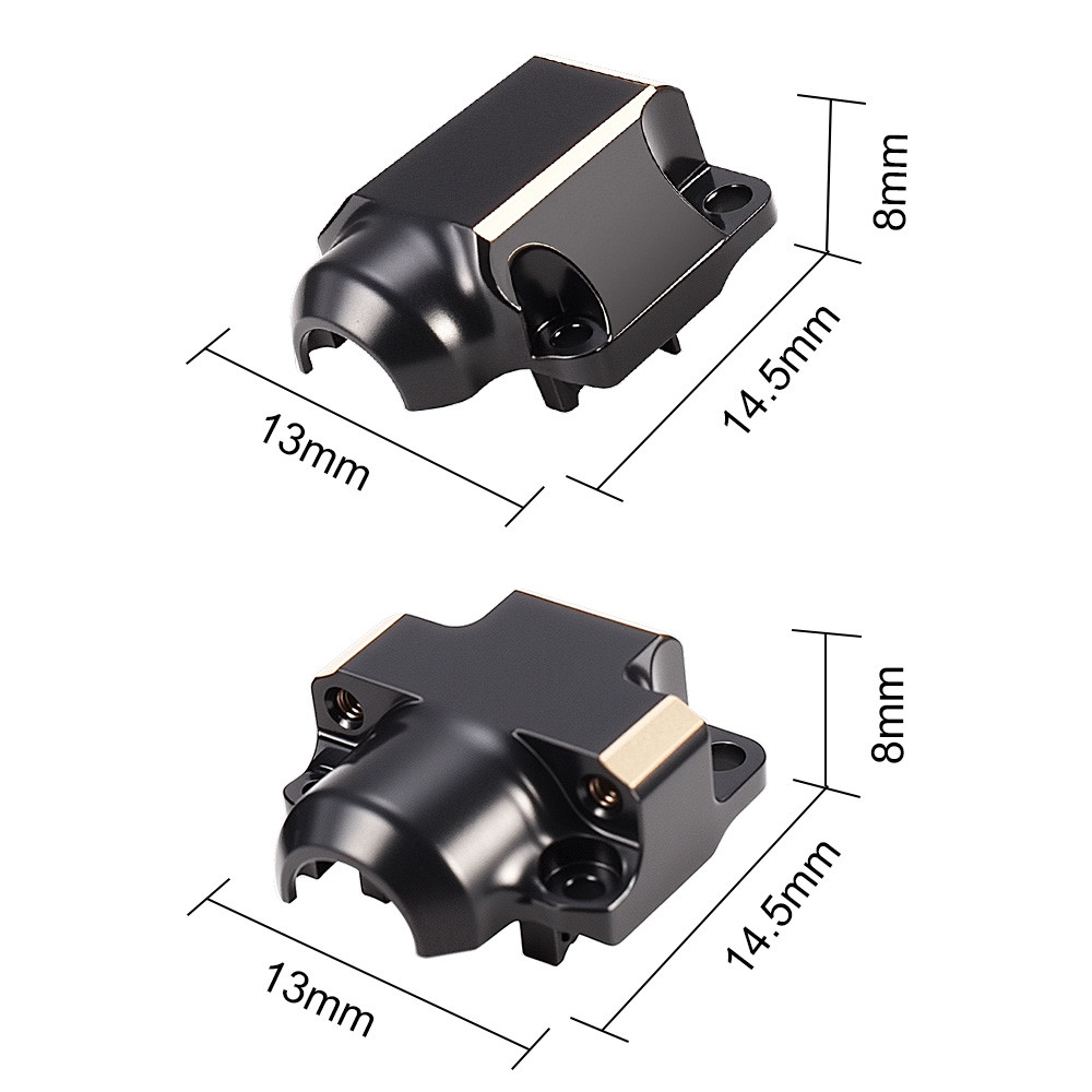 9IMOD SCX30 1/30 RC Crawler Metal Upgrade Kit Aluminum Chassis Brass ...