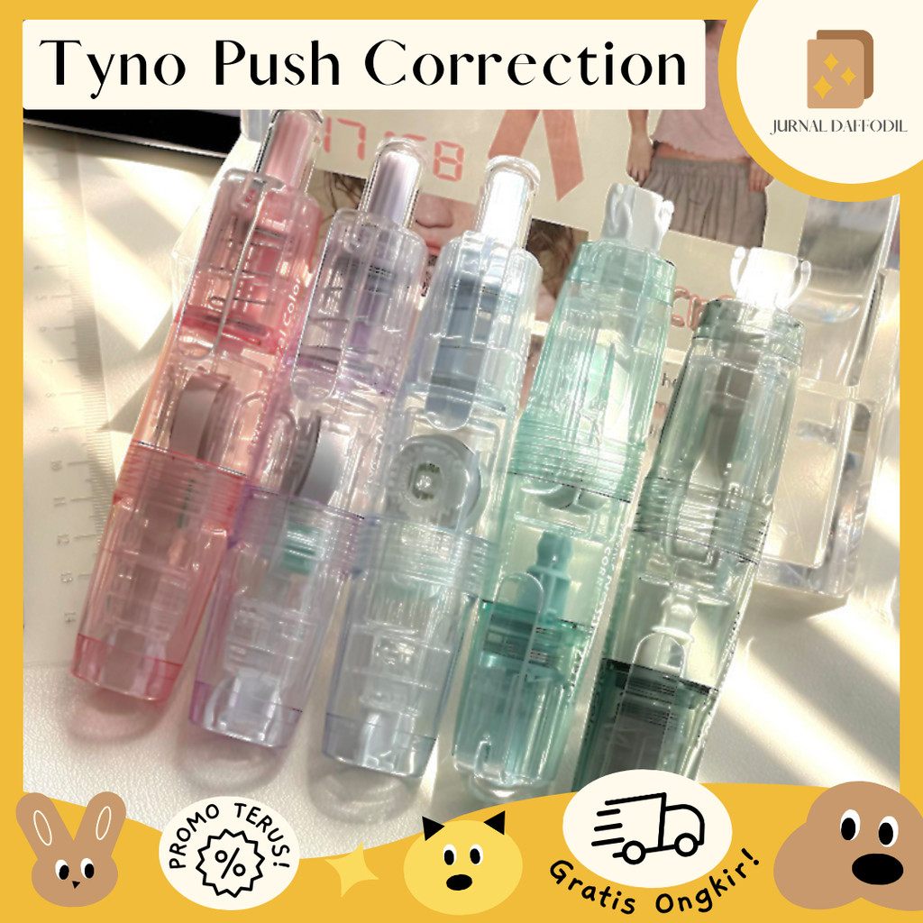 Daffodil Journal - Tip Ex Transparent Paper Correction Tape Push Tip ...