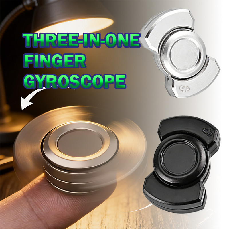 3 In 1 Fidget Spinner Fidget Spinner Metal Fingertip Gyroscope With ...
