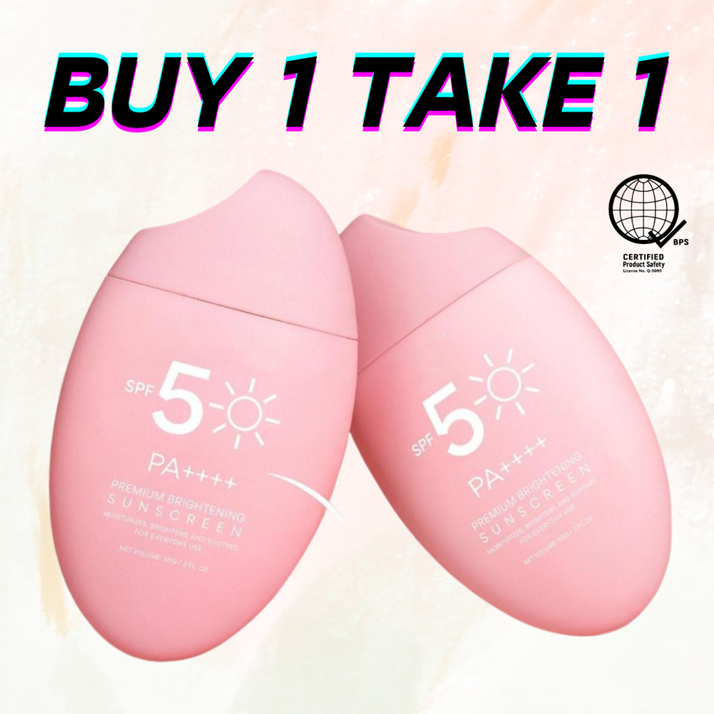 【BUY 1 TAKE 1】SPF 50 PA++++ Premium Brightening Sunscreen 50g (New ...
