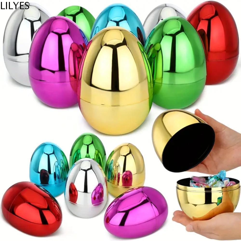 LILYES 5pcs Easter Egg, Plastic Empty Fillable Toy, Surprise Toys ...