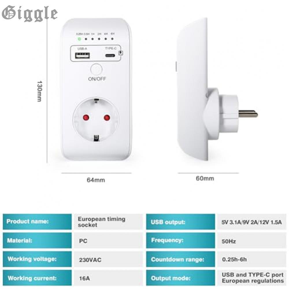 Programmable Timer Programmable On/off Schedule 6-hour Countdown ...
