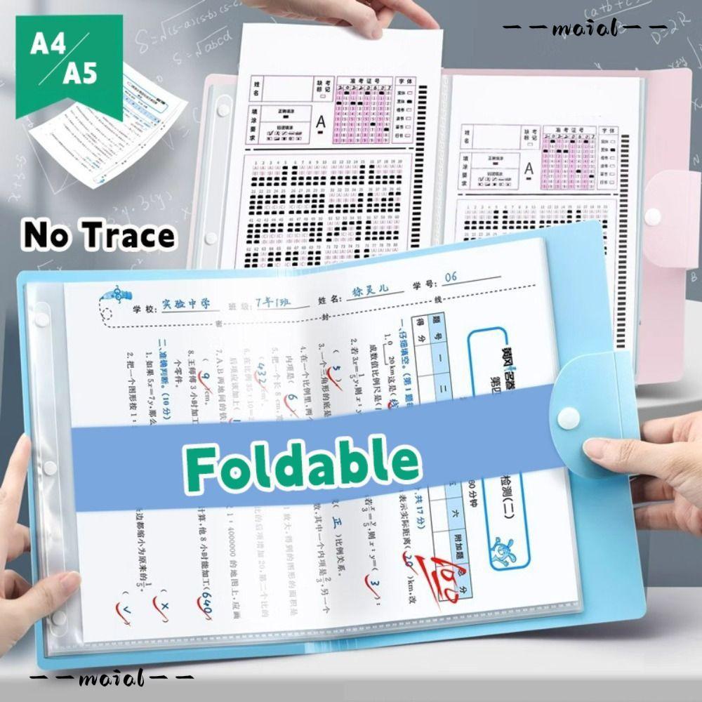 MAIAL File Folder, Foldable Waterproof File Bag, Large Capacity A5 To ...