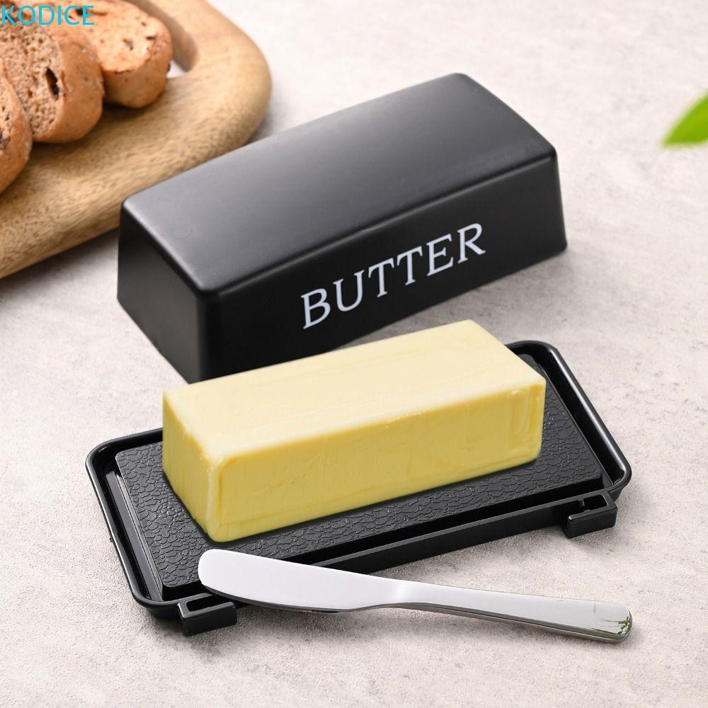 KODICE Butter Storage Box, Plastic Food Grade Butter Container, Simple ...