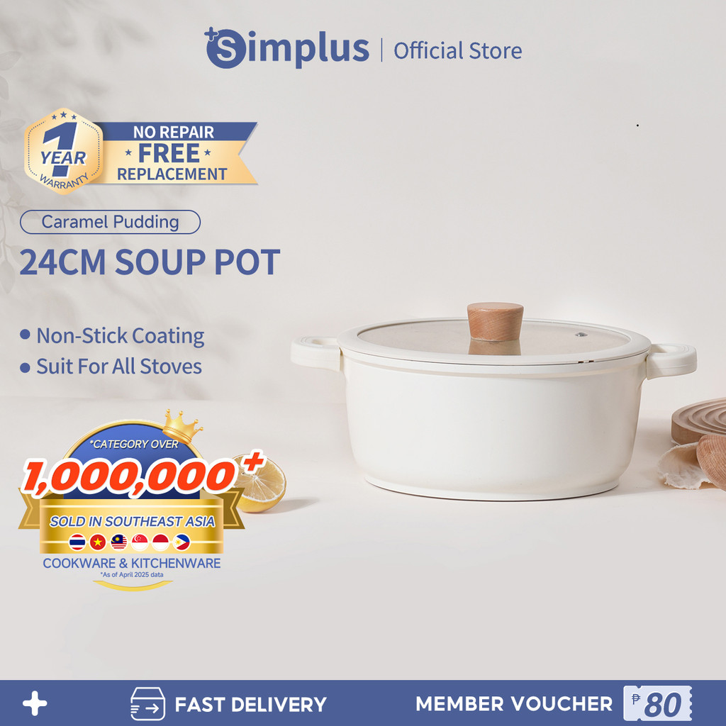 Simplus Soup Pan Cookware Non Stick 24cm | Shopee Philippines