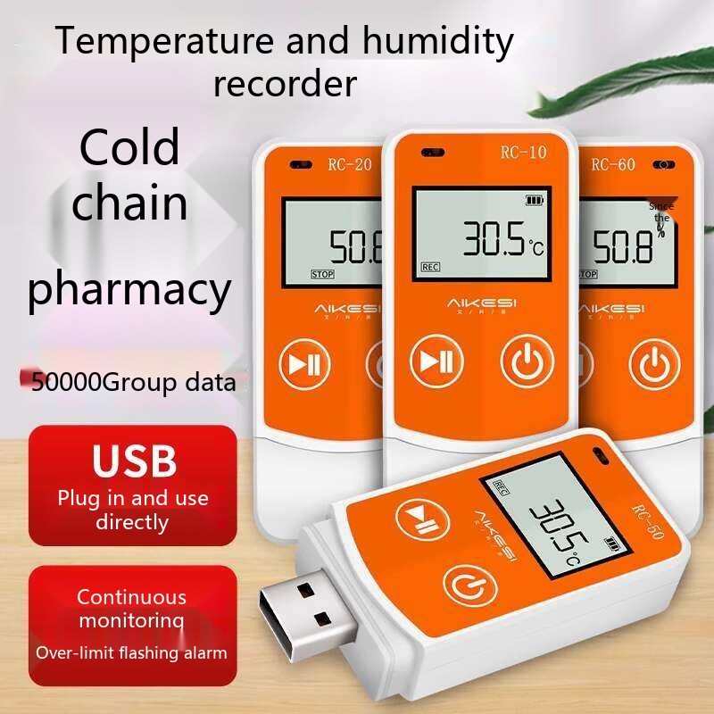 Temperature and Humidity Data Logger for Cool Cabinets, Fresh Fruit ...