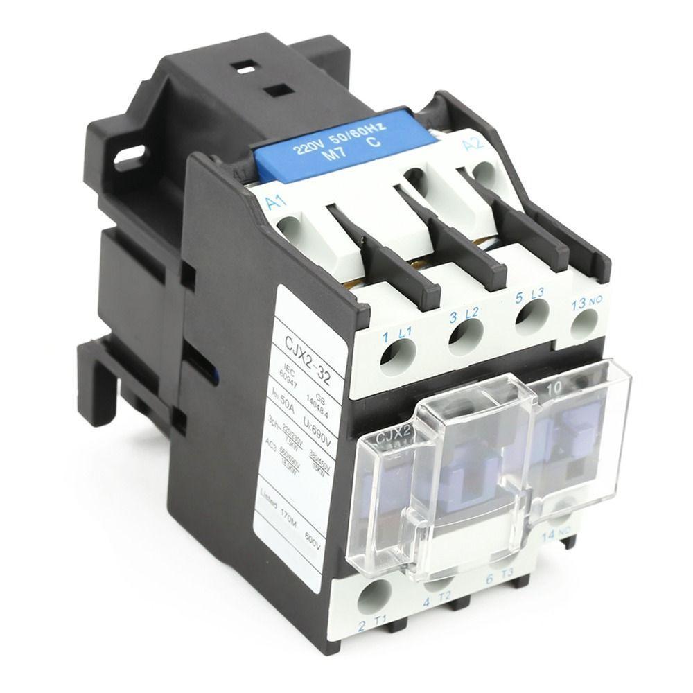 LAKA CJX2-3210 AC Contactor, AC Contactor for Motors CJX2 Series 3 ...