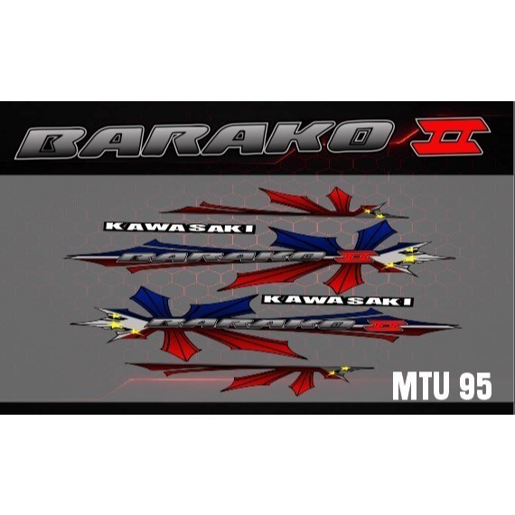 Kawasaki Barako 2 Design Stock Sticker Decal | Shopee Philippines