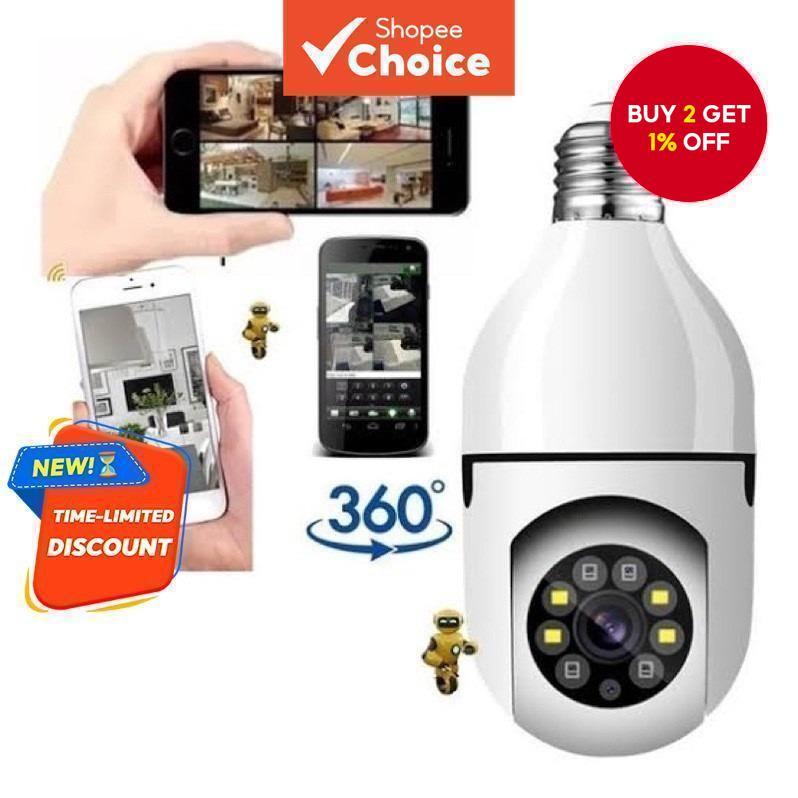 Wireless Security Camera Kit 360 Infrared Wifi Waterproof Rotates 360 ...