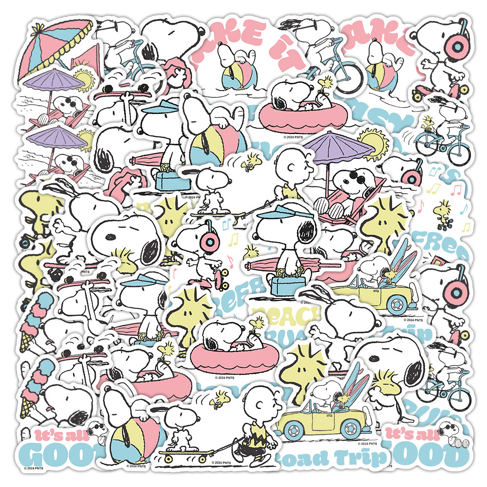 50Pcs Snoopy Stickers A Series Decorative Decals | Shopee Philippines