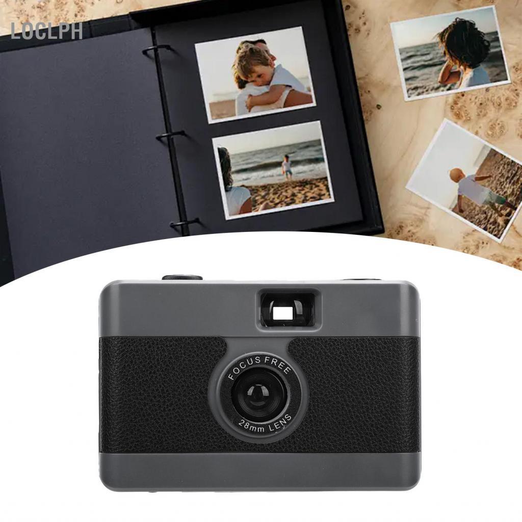 loclph 35mm Film Camera Vintage Style Reusable Built in Flash for ...