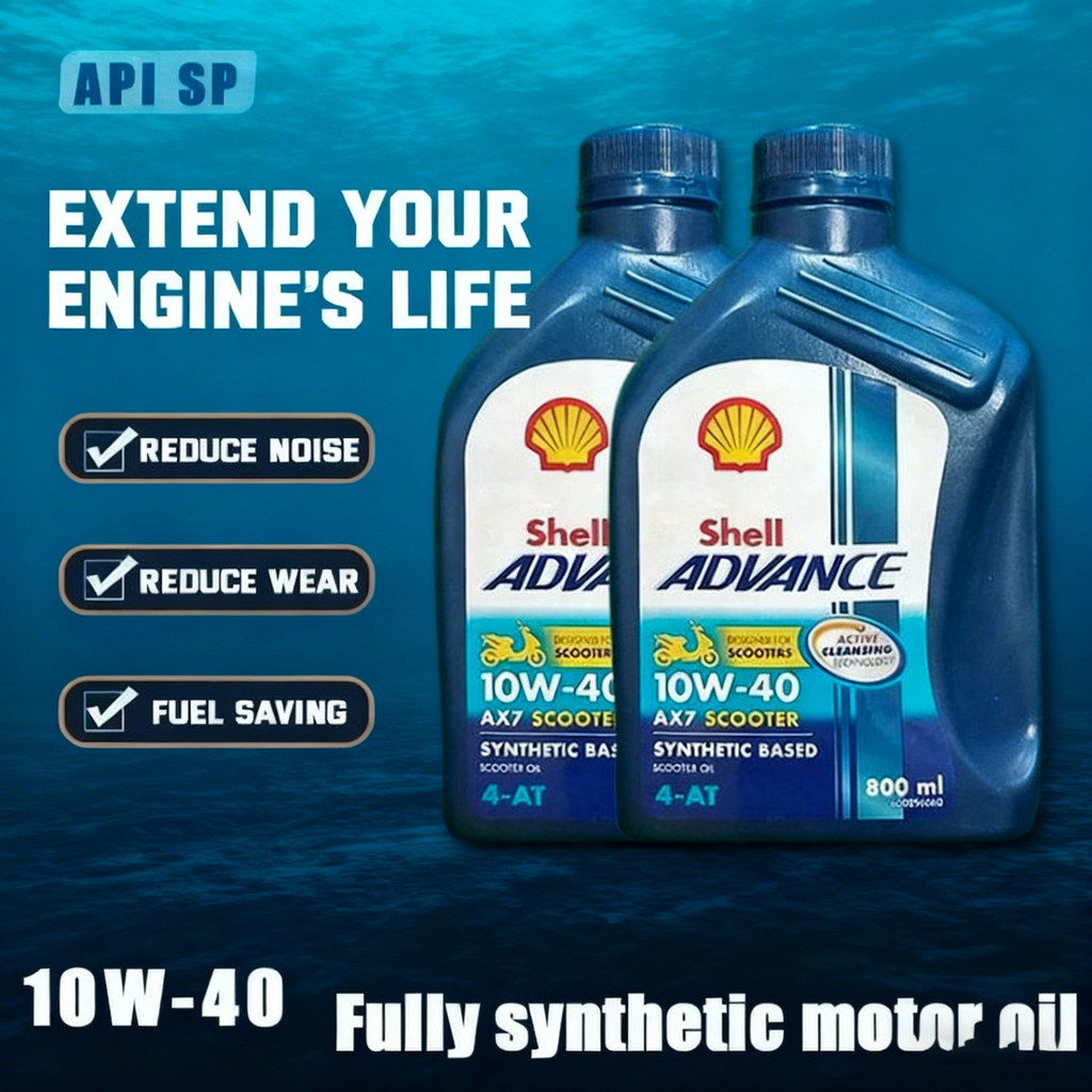 Shell Helix HX7 Diesel 10W-40 800mL Semi Synthetic Lubricant Durable ...