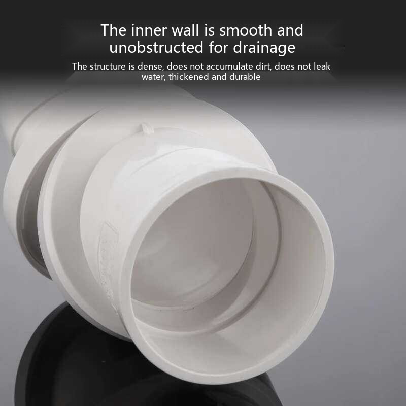 PVC Drain Two-Way Rotating Direct 360 Degree Angle Joint Universal ...