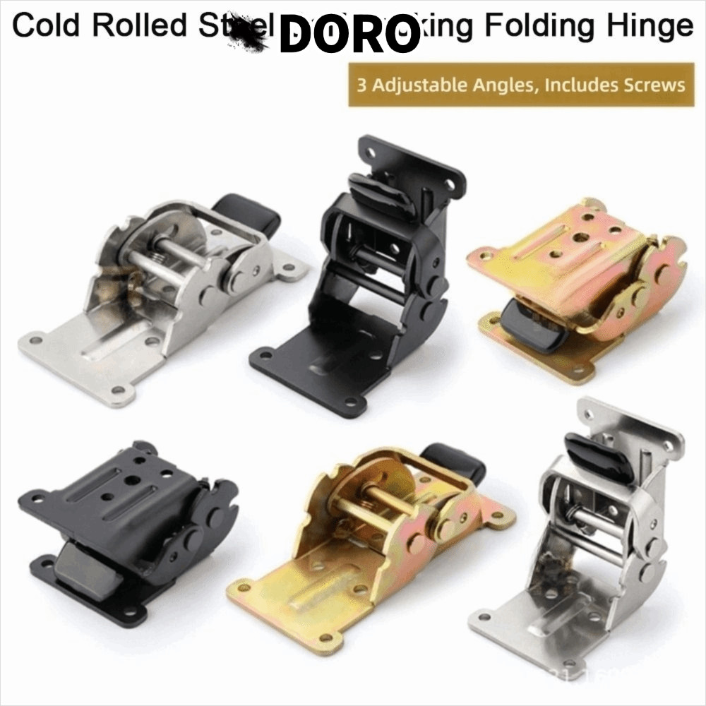 DORO Folding Lock Extension, with Screws Iron Self Lock Hinges ...