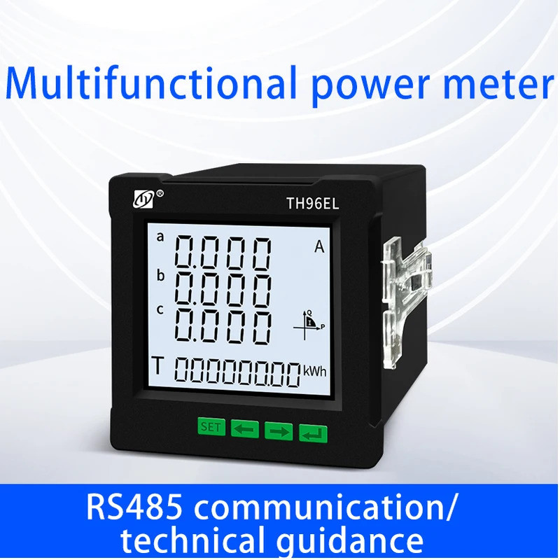 Three-phase multi-function meter active and reactive power current and ...