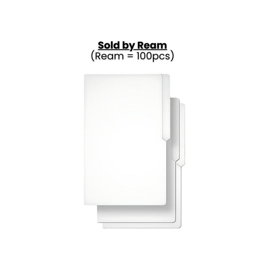 System White Folder Long (500pcs) | Shopee Philippines