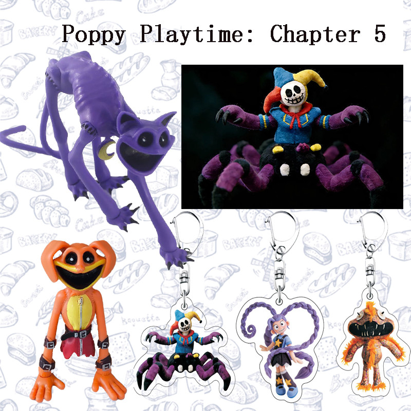 Acrylic Keychain Poppy Playtime: Chapter 5 Lily Lovebraids Prototype ...