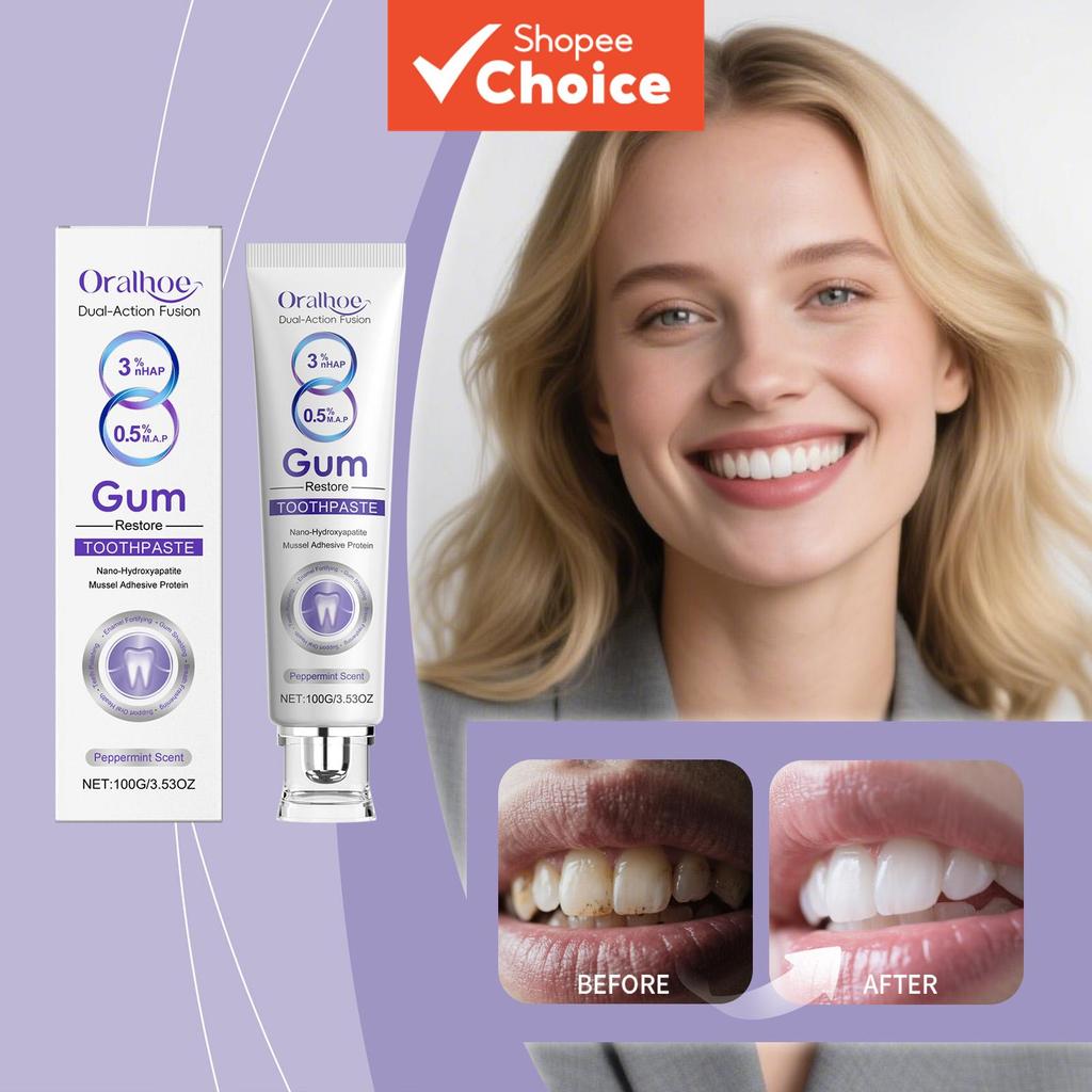 Complete Oral Care Toothpaste 100g with Hydroxyapatite & Mussel Protein ...