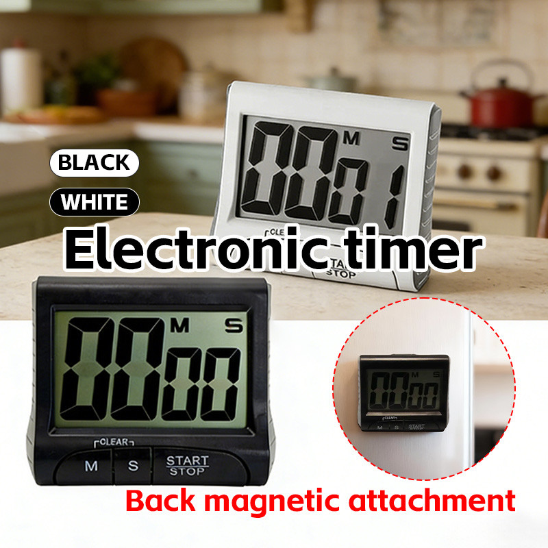 Kitchen Timer All Purpose Digital Timer Count Up Down Function Loud ...