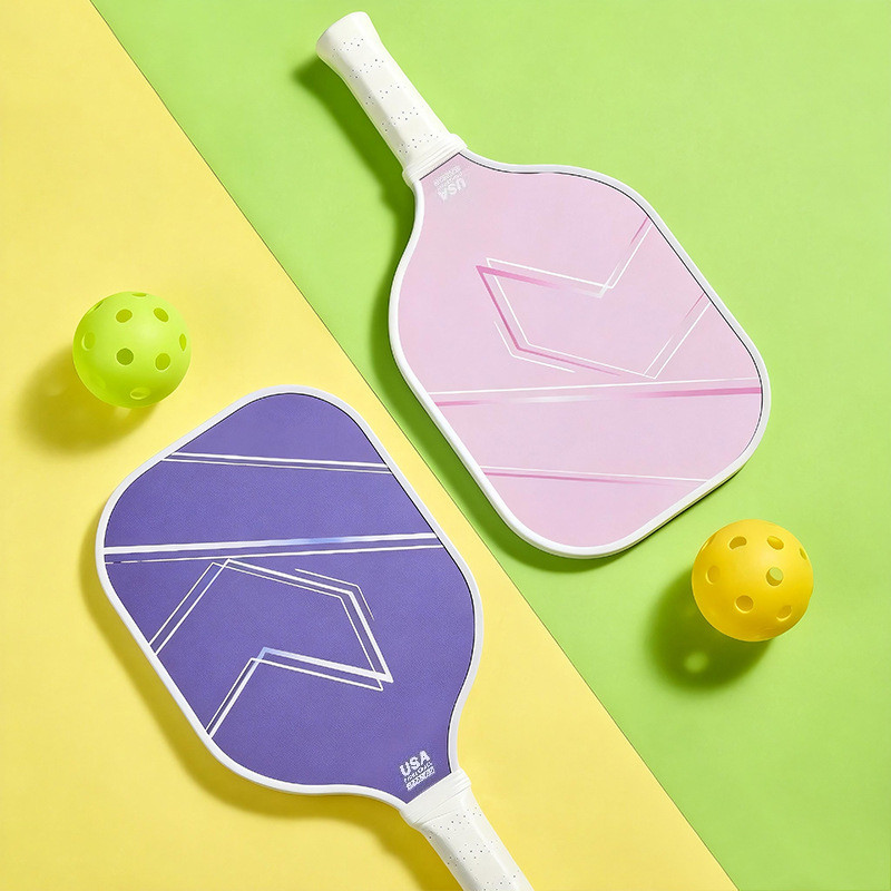 Ultra-Light Pickleball Rackets, 2-Pack Fiberglass Paddles for Beginners ...