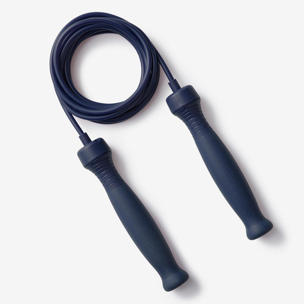 Decathlon Adult Jump Rope With Rubber Handles 3 M Adjustable Length ...