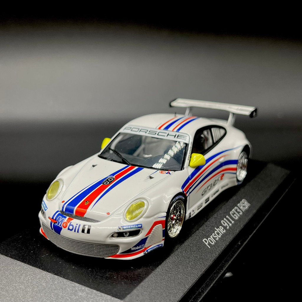 1/43 Mini Cut PORSCHE 911 997 GT3 RSR Mobil No. 1 Racing MINICHAMPS ...