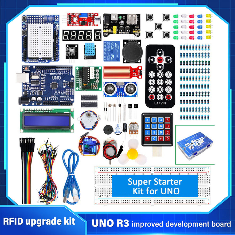 Ultimate Arduino UNO R3 Starter Kit with 37+ Sensors & Modules ...
