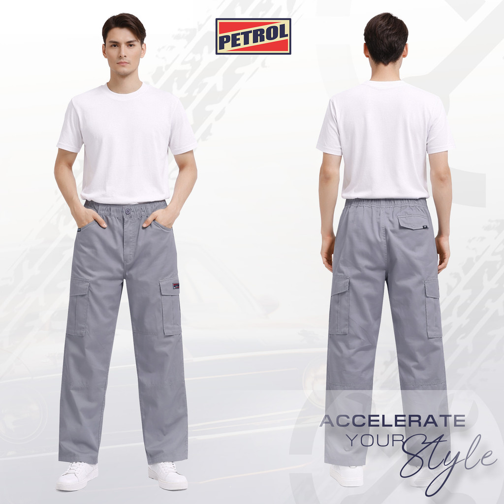 Petrol Men's Basic Non-Denim Cargo Pants Mid-Waist Fitting 198927-U ...