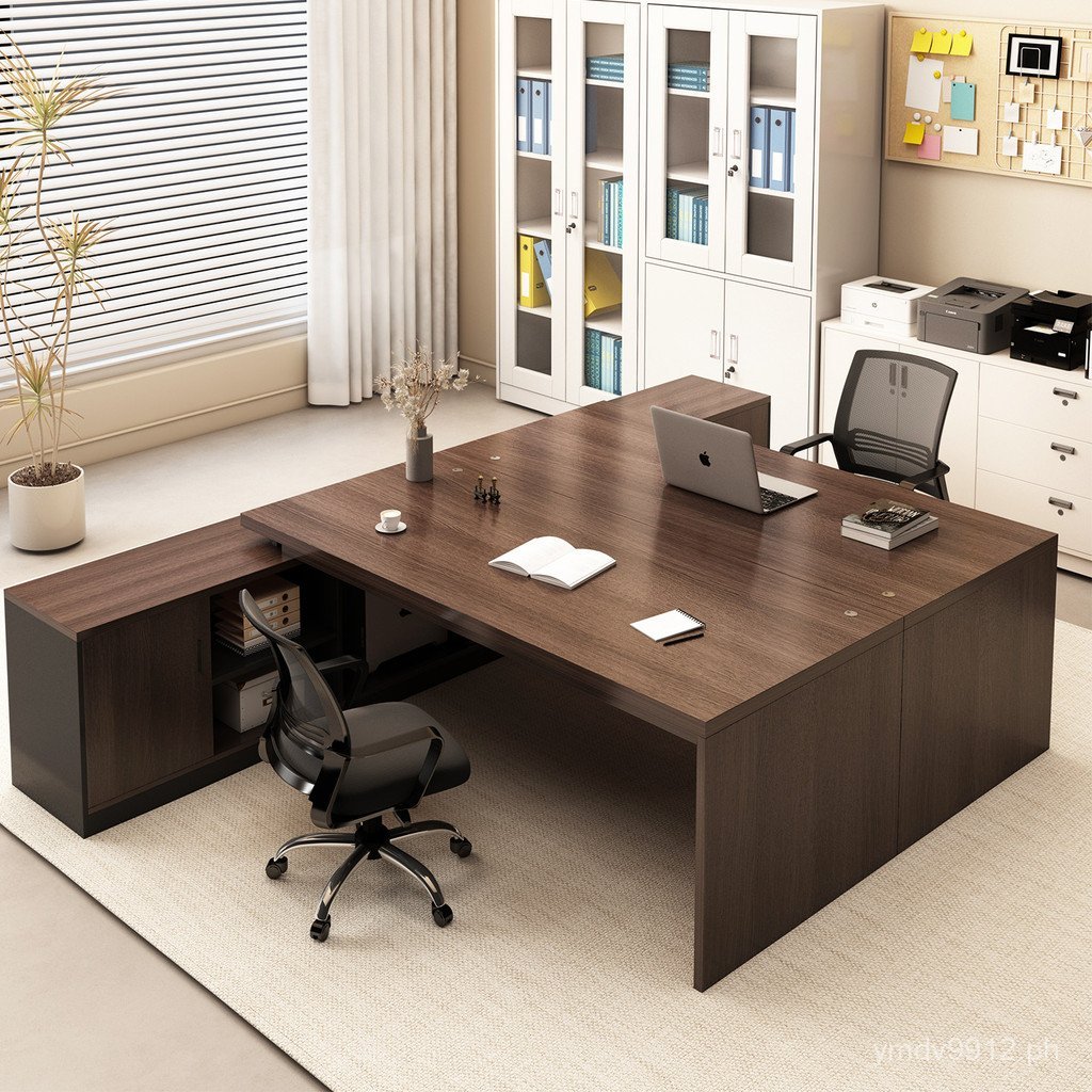Executive Simple Office Desk Face-to-Face Workstation Staff Desktop ...