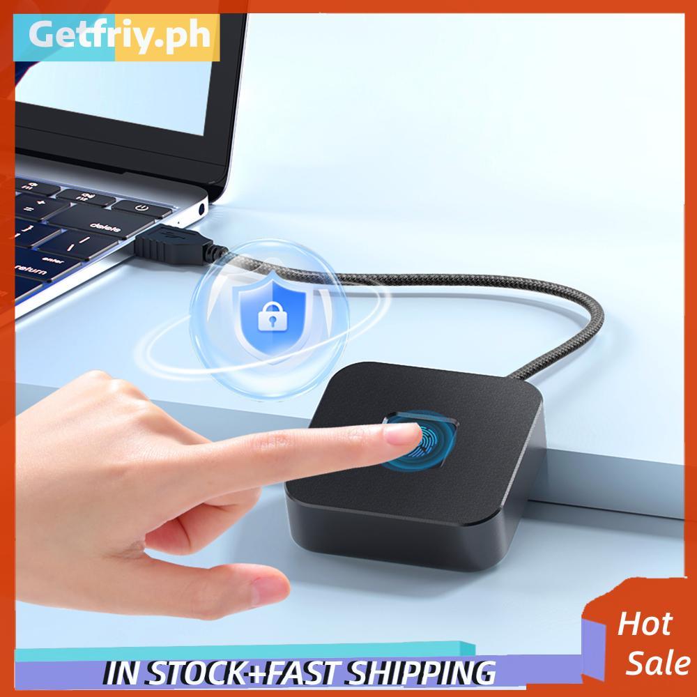 For Windows Hello Fingerprint Reader with 5ft Cable Portable USB ...